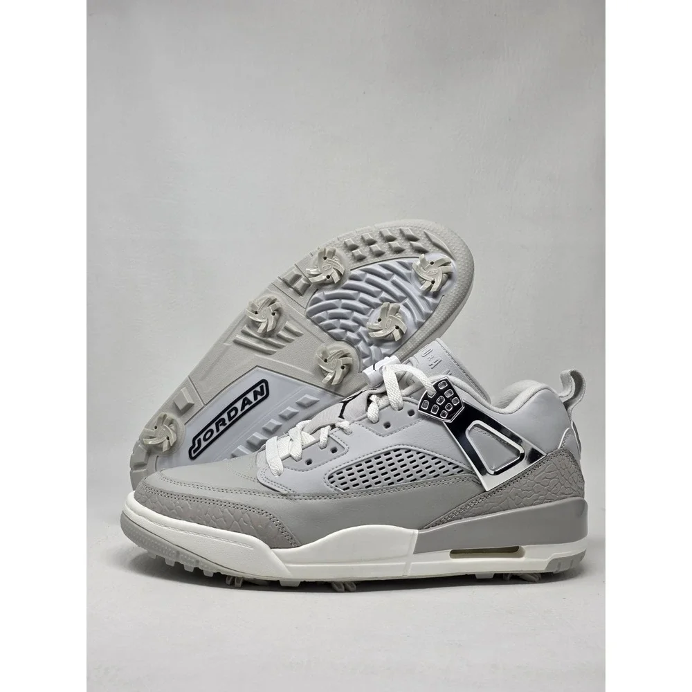 Nike Jordan Spizike G Size 8.5 Mens Grey Iron Ore HQ4365-001 Golf Shoes New